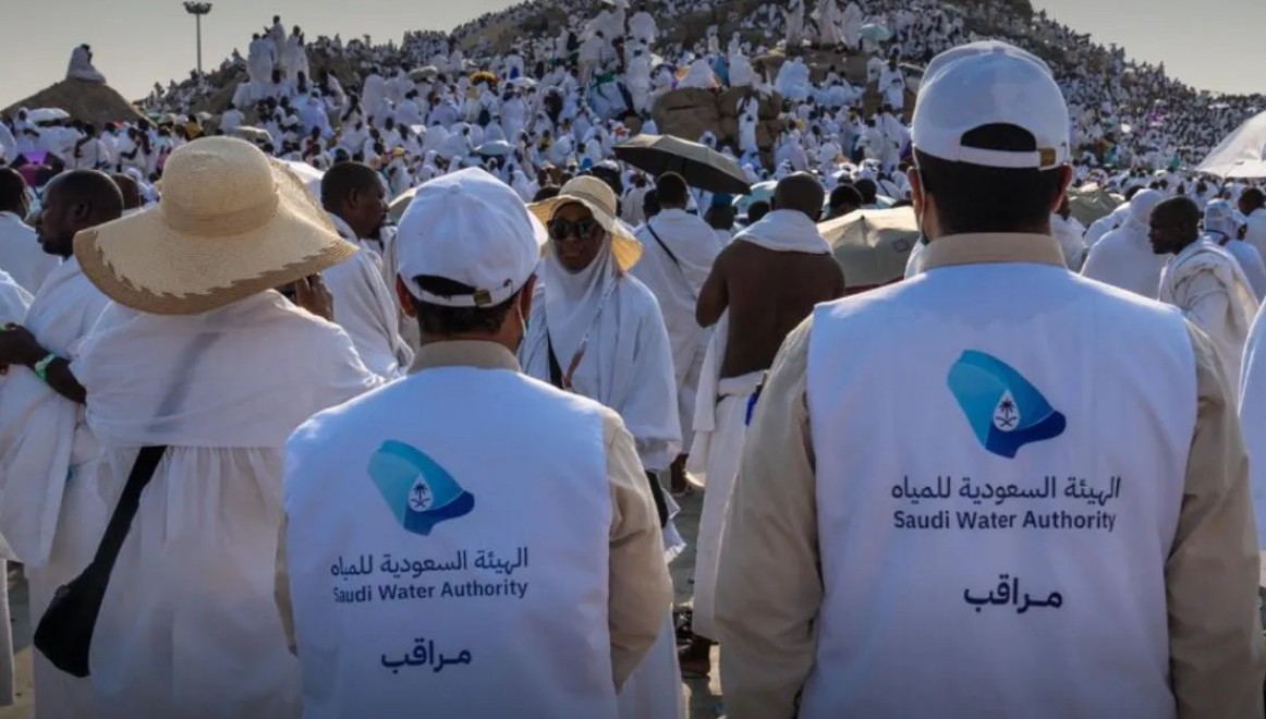 خلال يوم واحد.. ضخ 928 ألف متر مكعب من المياه لخدمة الحجاج