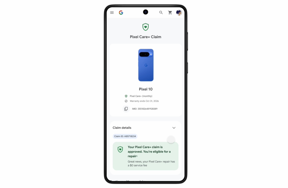 جوجل تطلق خدمة Pixel Care+ لإصلاح الشاشة والبطارية مجانًا