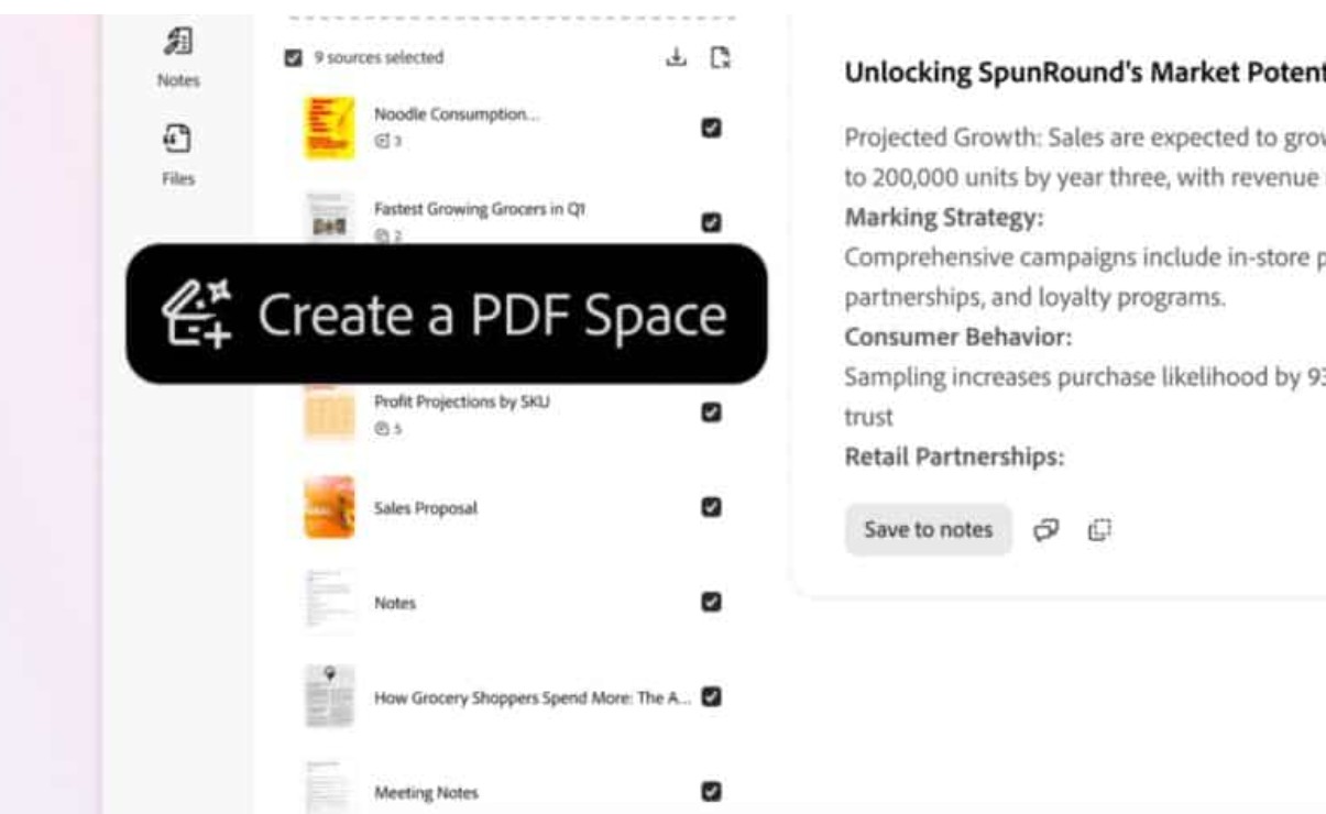 أدوبي تطلق Acrobat Studio.. منصة لإدارة ملفات PDF بالذكاء الاصطناعي
