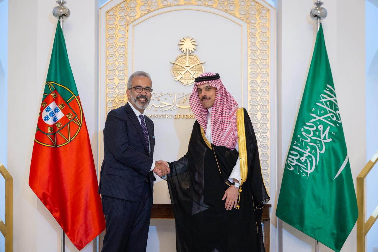 وزير الخارجية يستقبل نظيره البرتغالي في الرياض