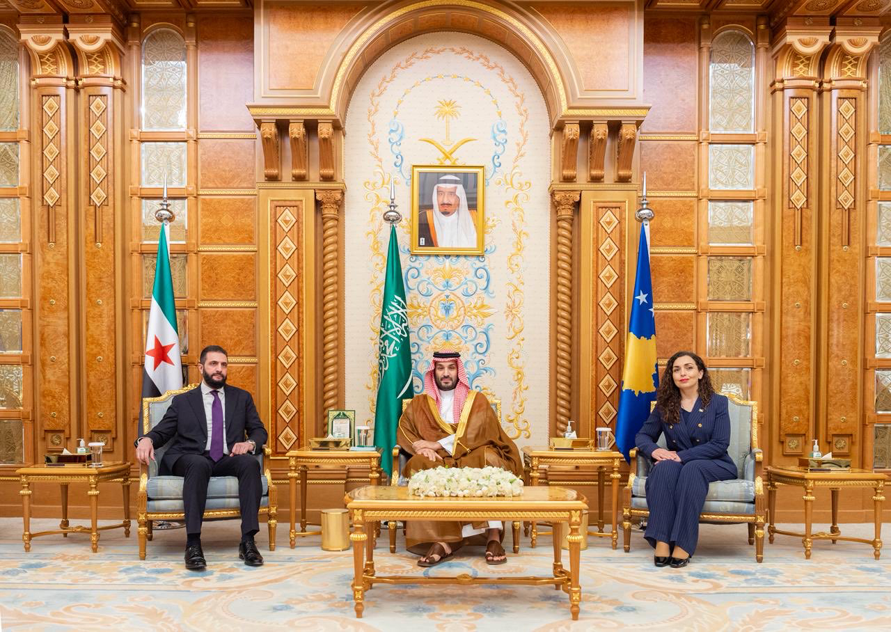 ولي العهد يلتقي رئيسي سوريا وكوسوفا في الرياض