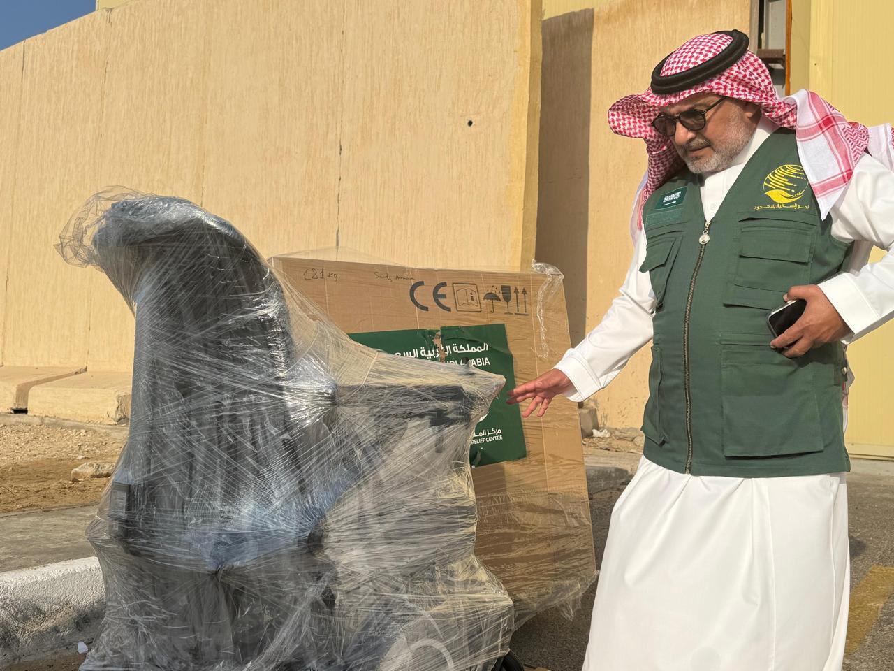 الطائرة الإغاثية السعودية الـ72 تصل إلى العريش محمّلة بالمساعدات لدعم متضرري غزة