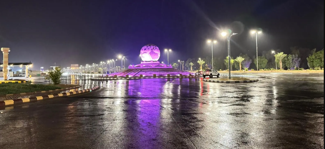 أمطار على تيماء ورفحاء وموجة ضباب على بعض الأماكن