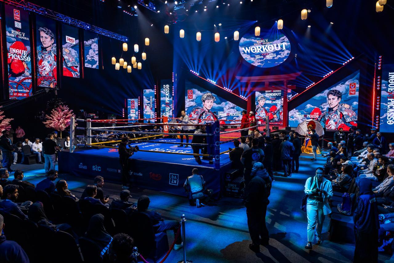 بوليفارد سيتي تحتضن التدريبات المفتوحة لنجوم “Ring V: Night of the Samurai”
