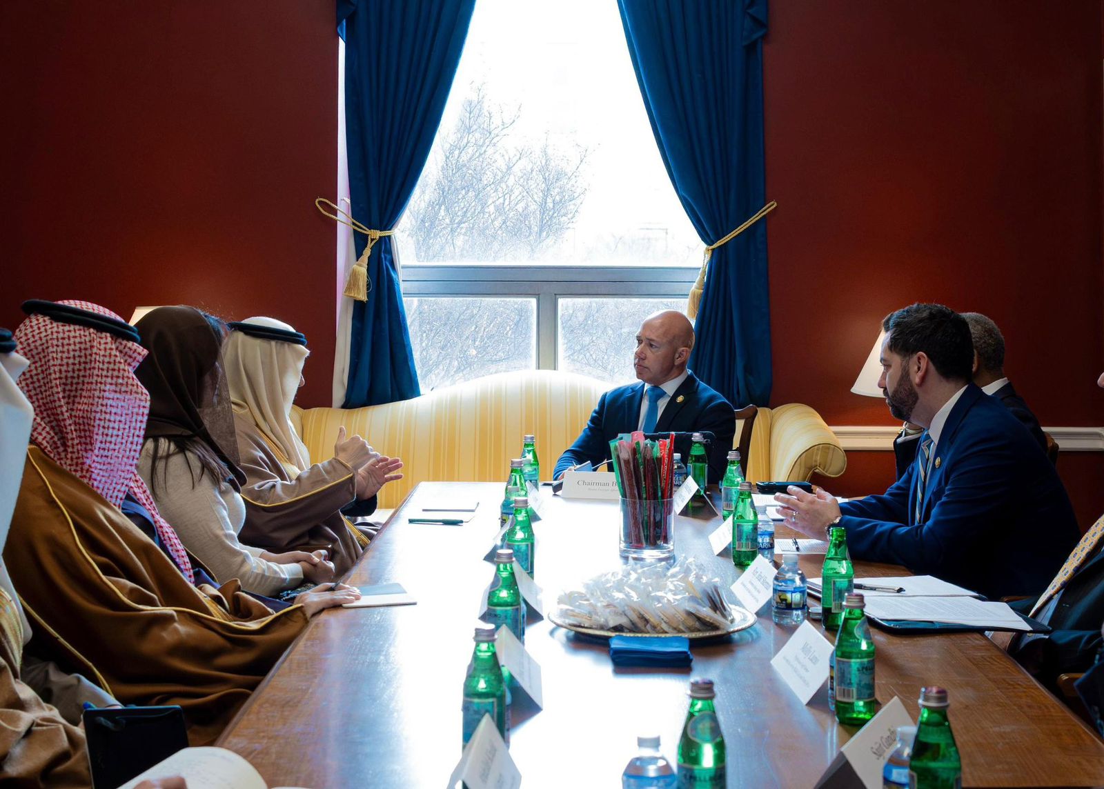 وزير الخارجية يلتقي قيادات الشؤون الخارجية بالكونجرس الأمريكي