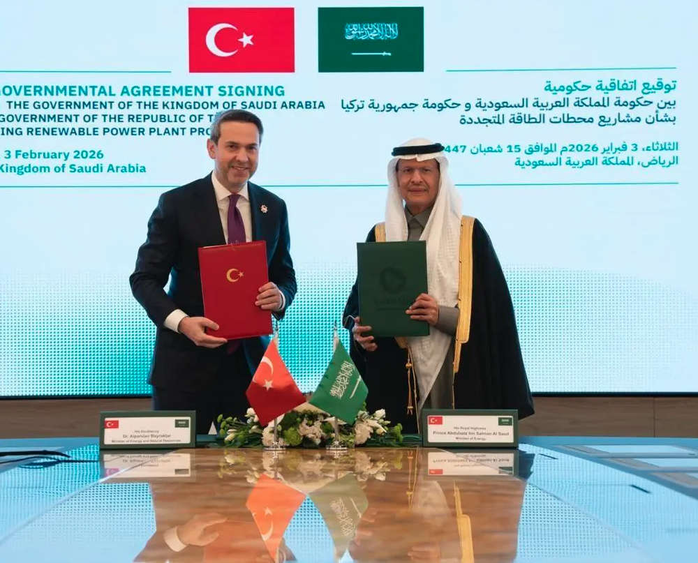 السعودية وتركيا توقعان اتفاقية لمشروعات توليد الكهرباء من الطاقة المتجددة