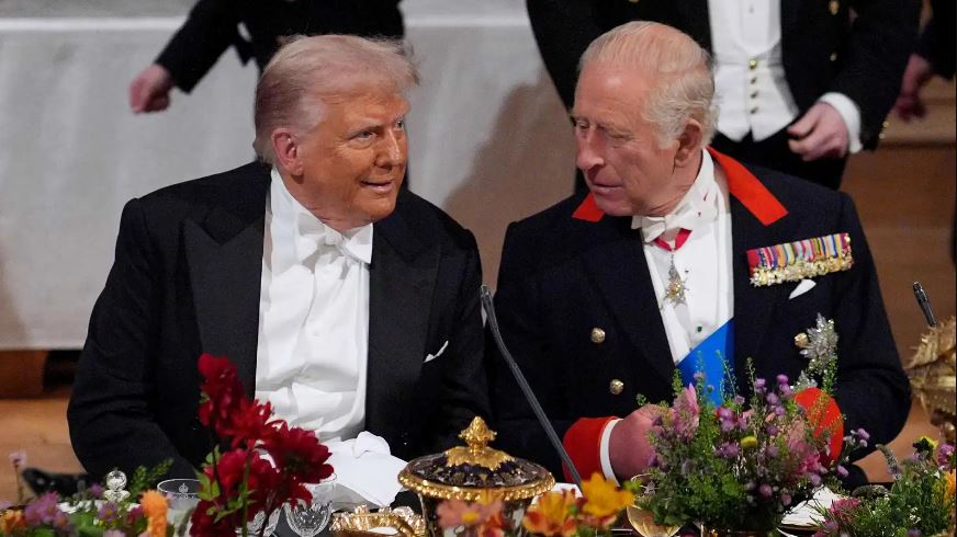 «ممنوع الثوم والبصل».. شروط ملكية صارمة للقاء تشارلز وترمب