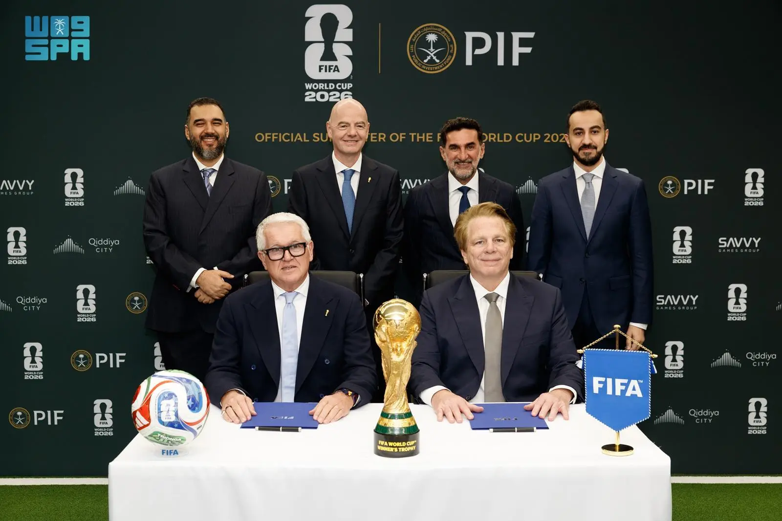 صندوق الاستثمارات العامة داعم رسمي لبطولة كأس العالم 2026 صندوق الاستثمارات وفيفا