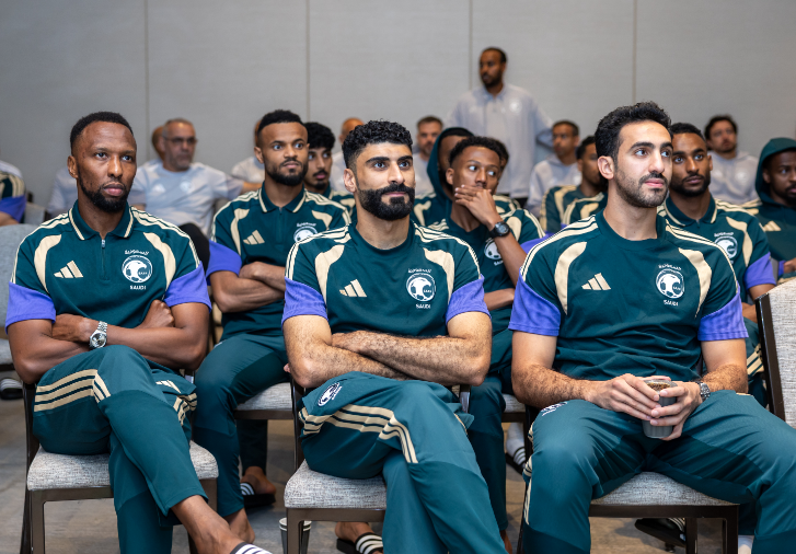 لاعبو الأخضر يشاركون في الاجتماعات التعريفية لكأس العالم 2026 المنتخب السعودي