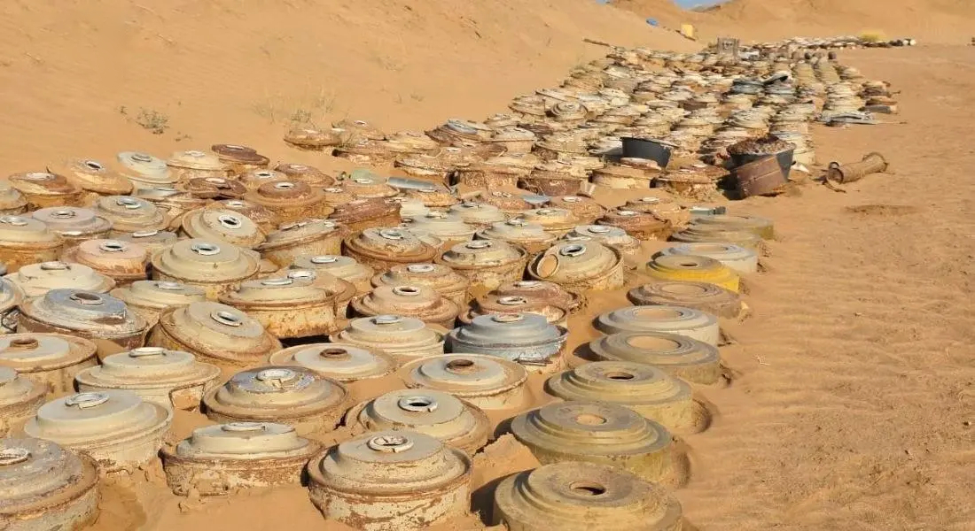 «مسام» ينتزع أكثر من 2000 لغم يمني في أسبوع