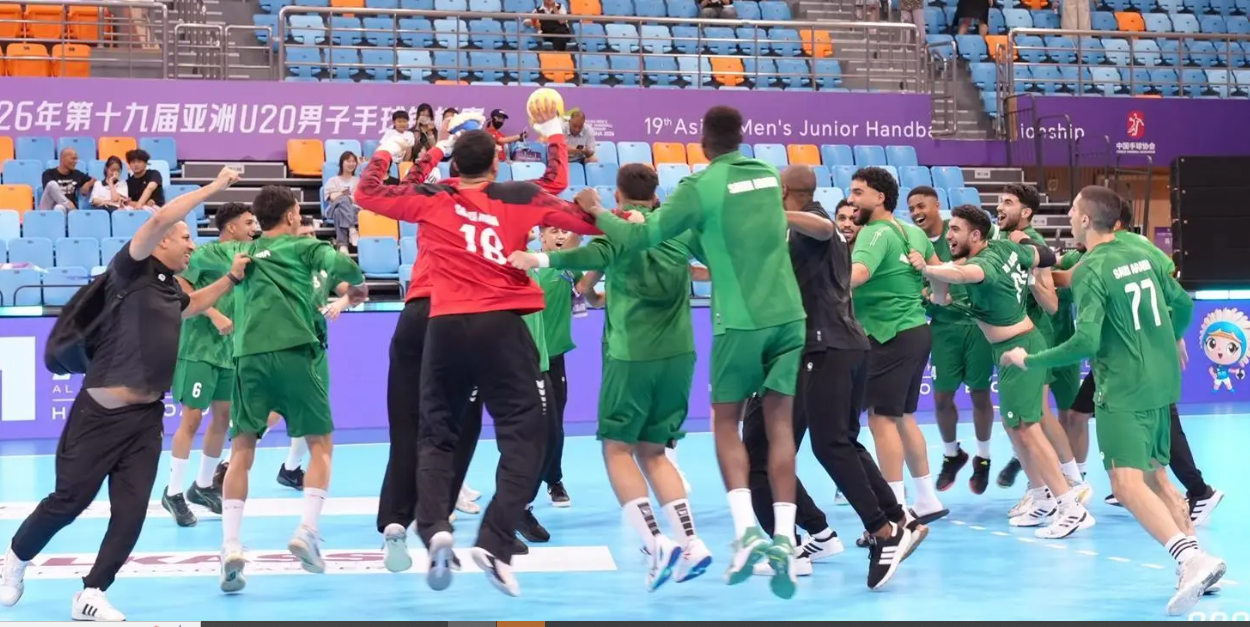 منتخب شباب اليد يتأهل لبطولة العالم بمقدونيا المنتخب السعودي لكرة اليد للشباب