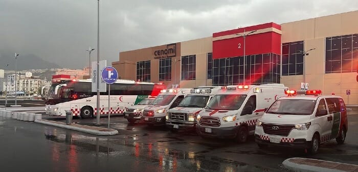 بينهم 450 طلعة جوية إسعافية.. «الهلال الأحمر» بمكة يستجيب لـ202 ألف بلاغ طبي