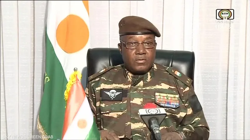 الجنرال عبد الرحمن تشياني رئيس المجلس الانتقالي في النيجر