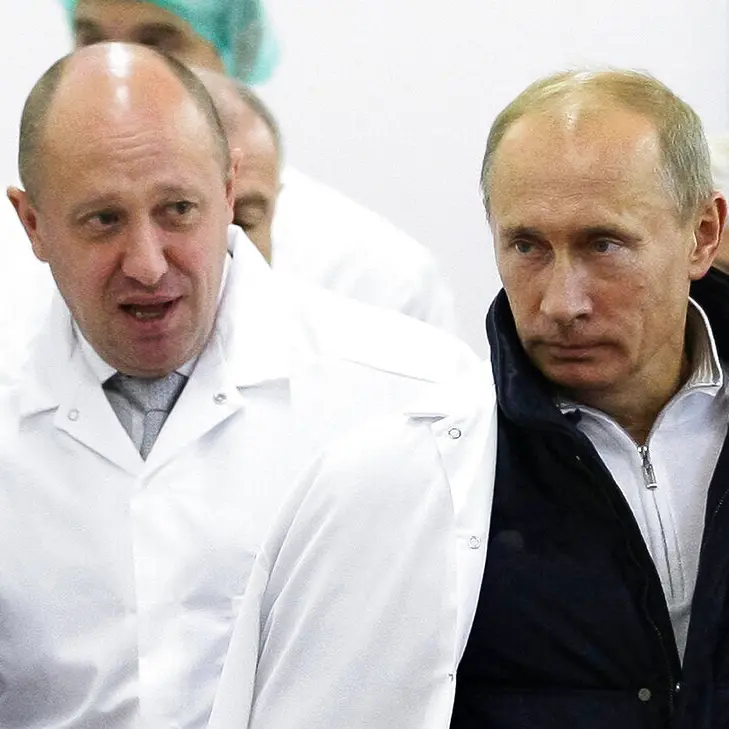 الرئيس الروسي فلاديمير بوتين - قائد فاغنر يفغيني بريغوجين