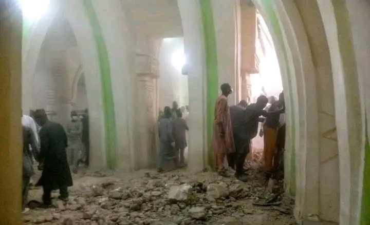 انهيار مسجد في نيجيريا