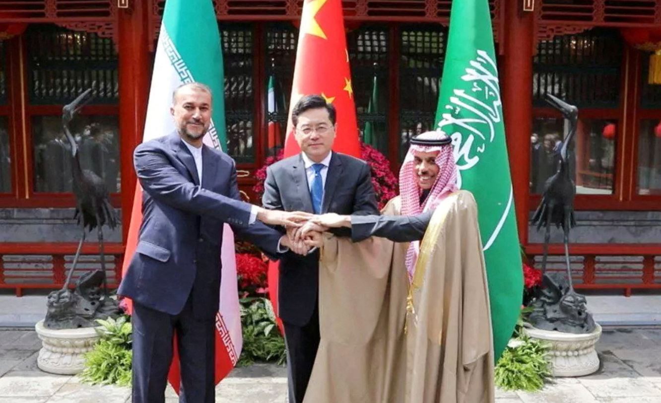 لقاء سعودي إيراني برعاية صينية