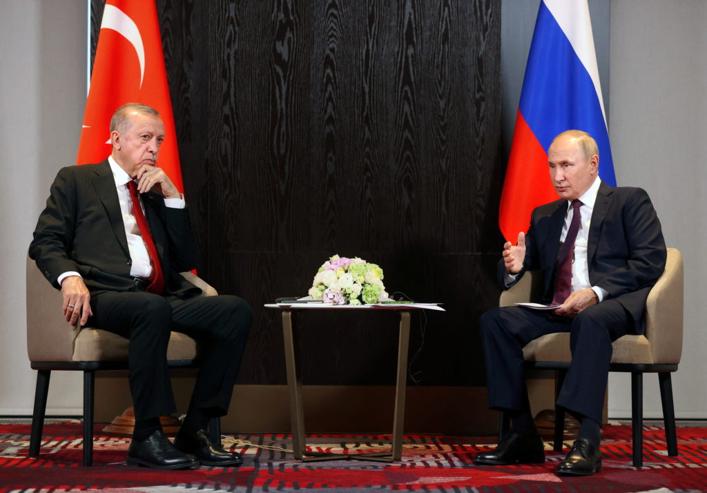 محادثات بوتين وأردوغان