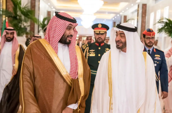 محمد بن زايد ومحمد بن سلمان