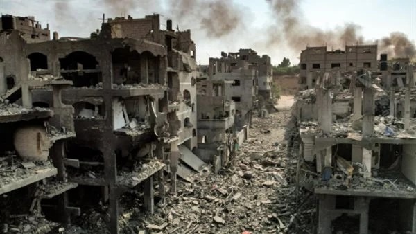 آثار قصف غزة