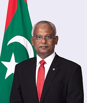 رئيس جزر المالديف الحالي إبراهيم محمد صليح