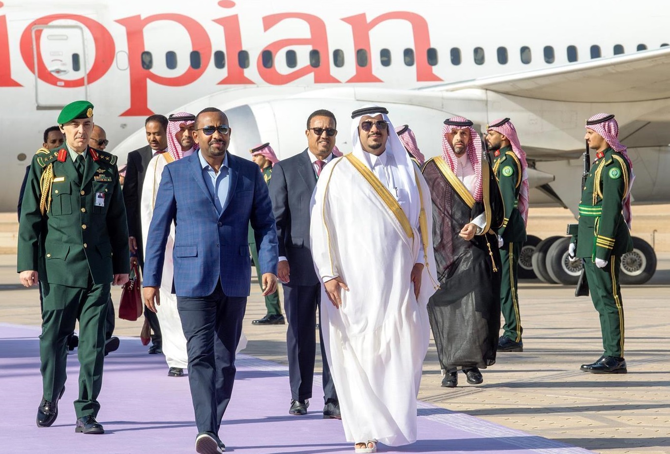 رئيس وزراء إثيوبيا يصل الرياض